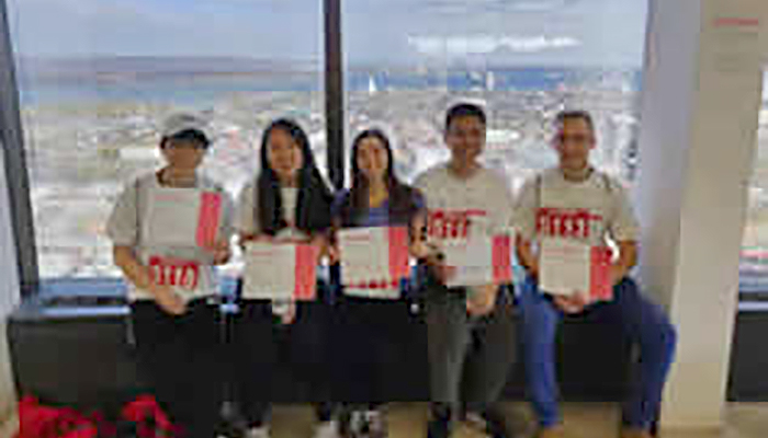 FIRH team at the 2018 OLA Steeltown Stairclimb