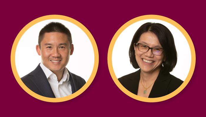 McMaster University researchers Darryl P. Leong and MyLinh Duong.